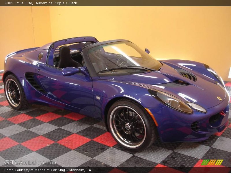 Aubergine Purple / Black 2005 Lotus Elise