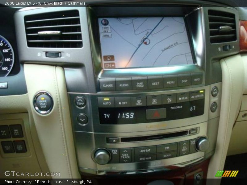 Onyx Black / Cashmere 2008 Lexus LX 570