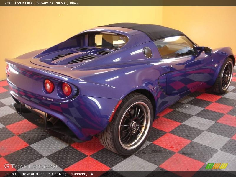 Aubergine Purple / Black 2005 Lotus Elise