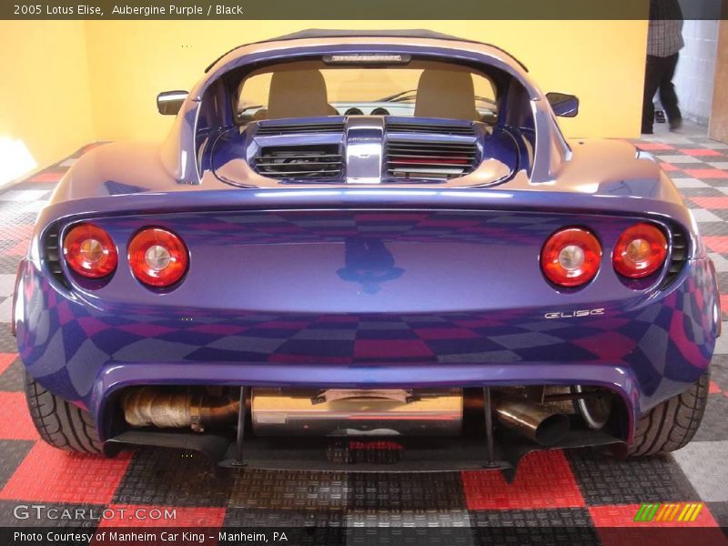 Aubergine Purple / Black 2005 Lotus Elise