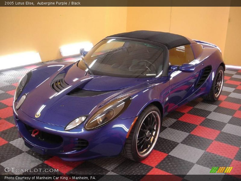 Aubergine Purple / Black 2005 Lotus Elise