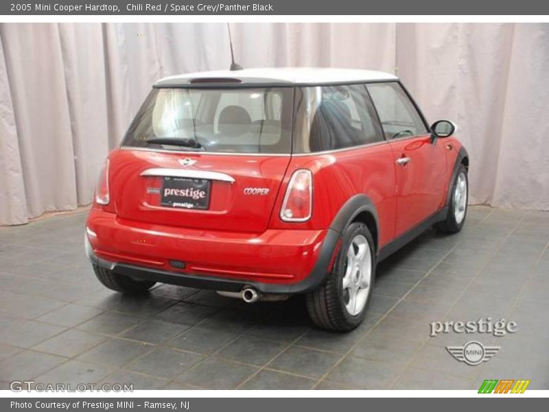 Chili Red / Space Grey/Panther Black 2005 Mini Cooper Hardtop