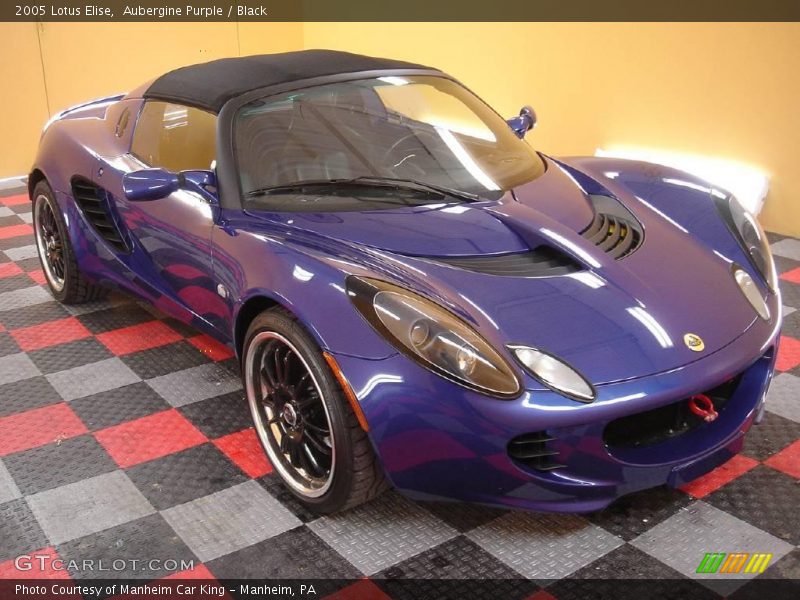 Aubergine Purple / Black 2005 Lotus Elise