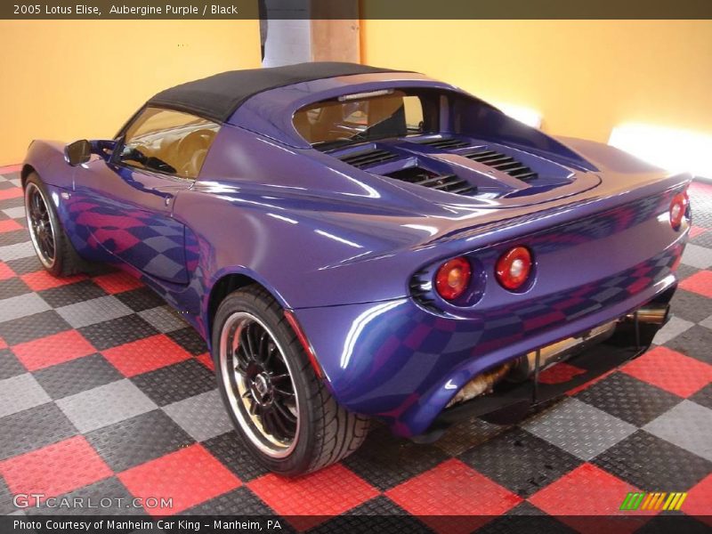 Aubergine Purple / Black 2005 Lotus Elise