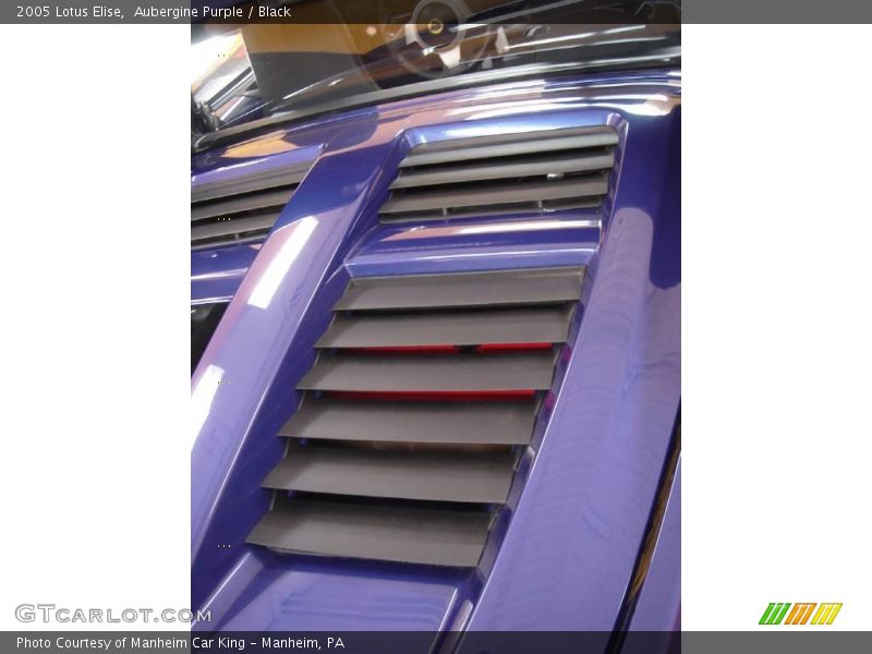 Aubergine Purple / Black 2005 Lotus Elise