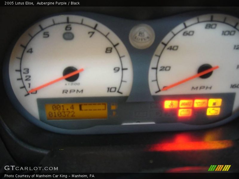 Aubergine Purple / Black 2005 Lotus Elise