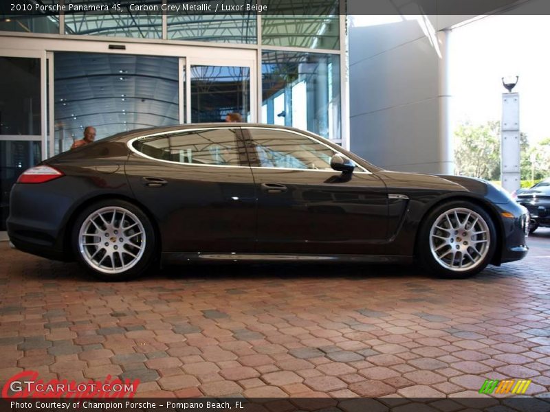Carbon Grey Metallic / Luxor Beige 2010 Porsche Panamera 4S