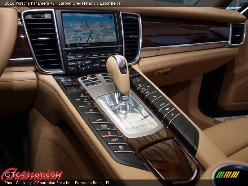 Carbon Grey Metallic / Luxor Beige 2010 Porsche Panamera 4S