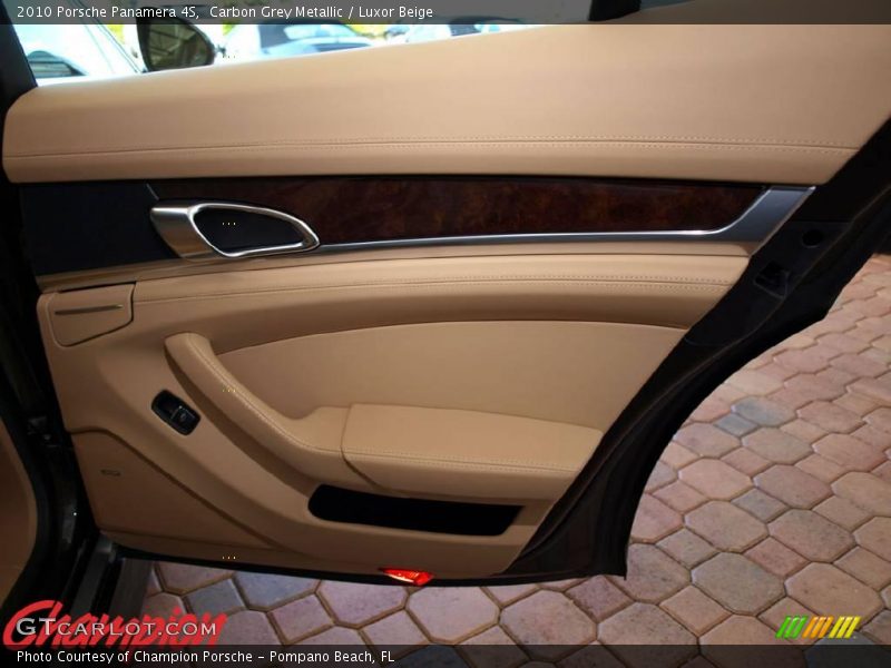 Carbon Grey Metallic / Luxor Beige 2010 Porsche Panamera 4S