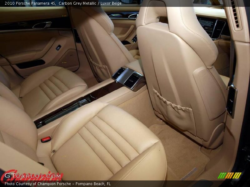 Carbon Grey Metallic / Luxor Beige 2010 Porsche Panamera 4S