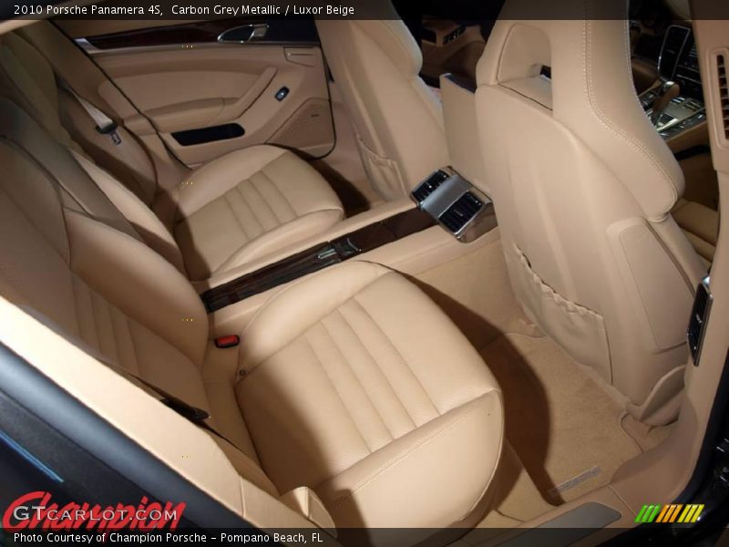 Carbon Grey Metallic / Luxor Beige 2010 Porsche Panamera 4S