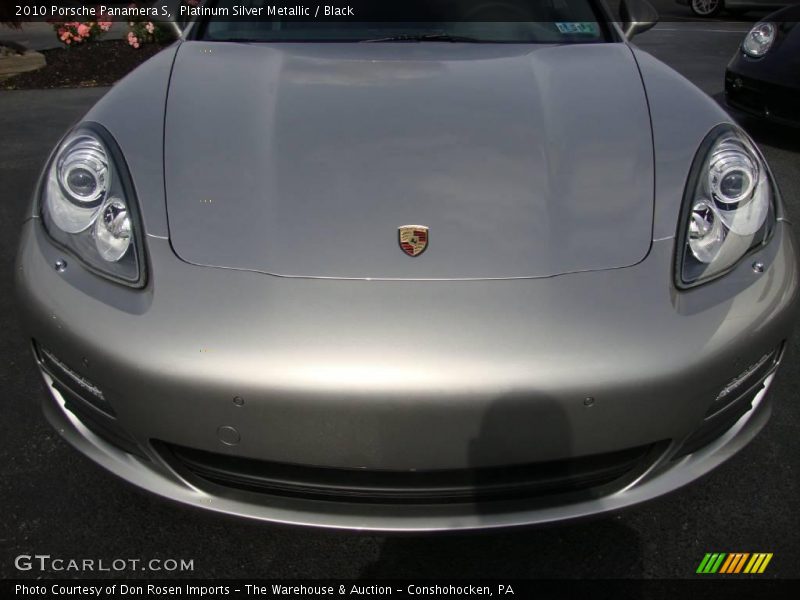 Platinum Silver Metallic / Black 2010 Porsche Panamera S