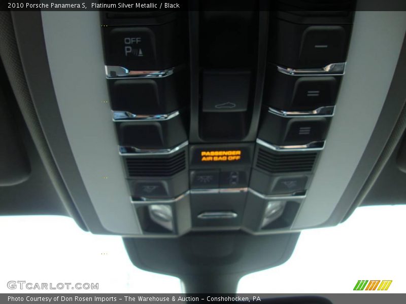Platinum Silver Metallic / Black 2010 Porsche Panamera S