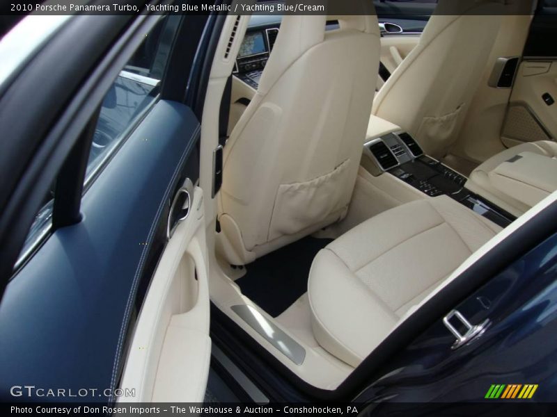 Yachting Blue Metallic / Yachting Blue/Cream 2010 Porsche Panamera Turbo