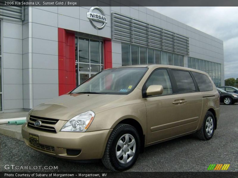 Sunset Gold / Beige 2006 Kia Sedona LX