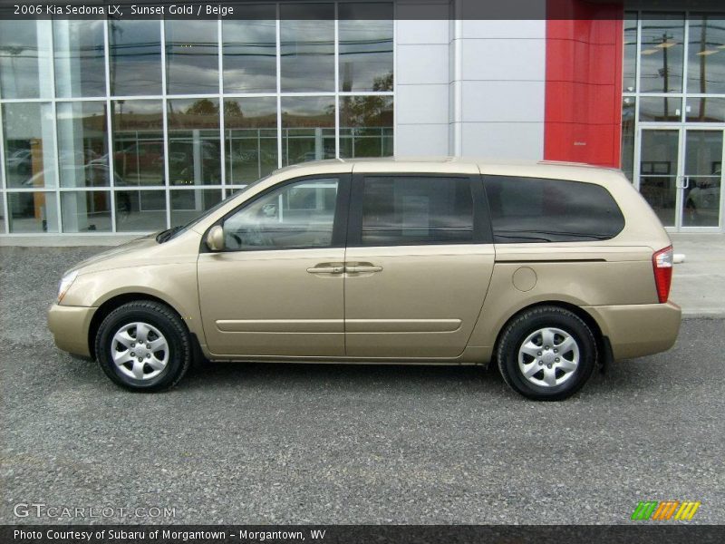 Sunset Gold / Beige 2006 Kia Sedona LX