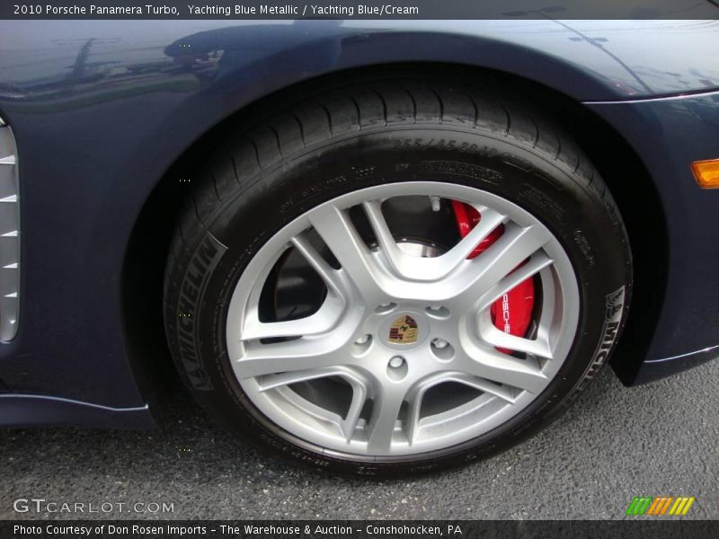 Yachting Blue Metallic / Yachting Blue/Cream 2010 Porsche Panamera Turbo