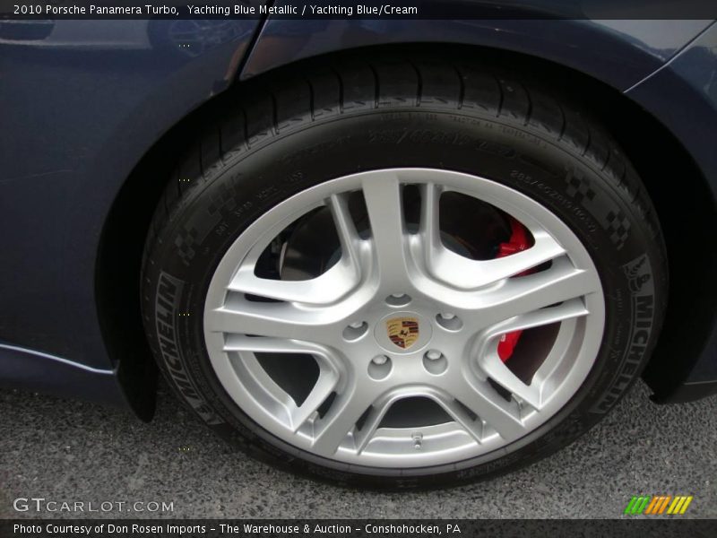 Yachting Blue Metallic / Yachting Blue/Cream 2010 Porsche Panamera Turbo