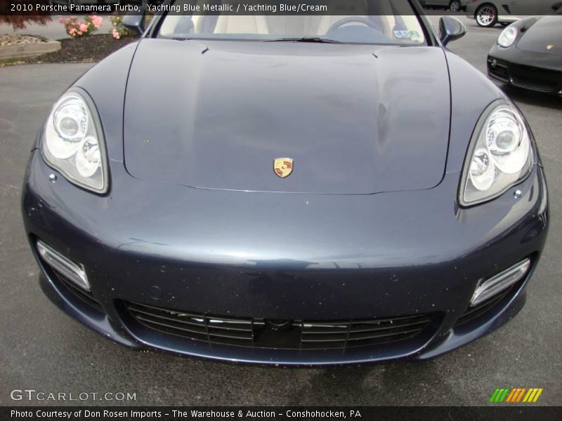Yachting Blue Metallic / Yachting Blue/Cream 2010 Porsche Panamera Turbo