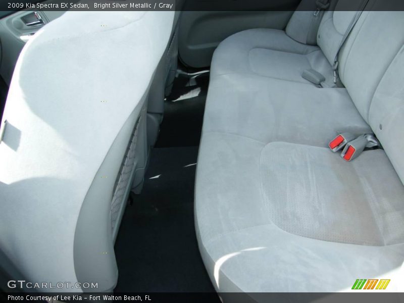 Bright Silver Metallic / Gray 2009 Kia Spectra EX Sedan