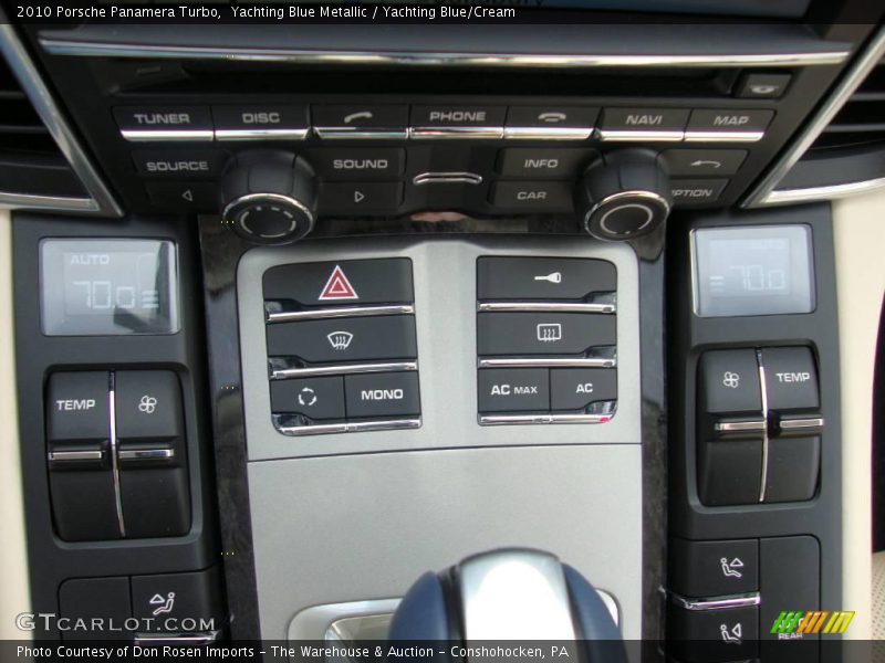 Yachting Blue Metallic / Yachting Blue/Cream 2010 Porsche Panamera Turbo