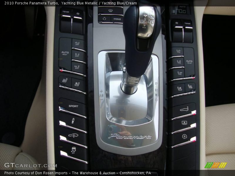 Yachting Blue Metallic / Yachting Blue/Cream 2010 Porsche Panamera Turbo