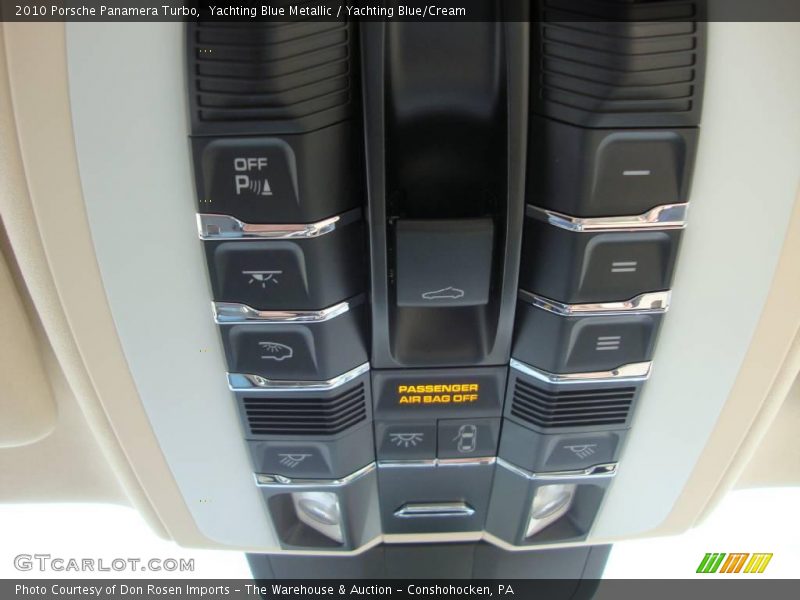 Yachting Blue Metallic / Yachting Blue/Cream 2010 Porsche Panamera Turbo