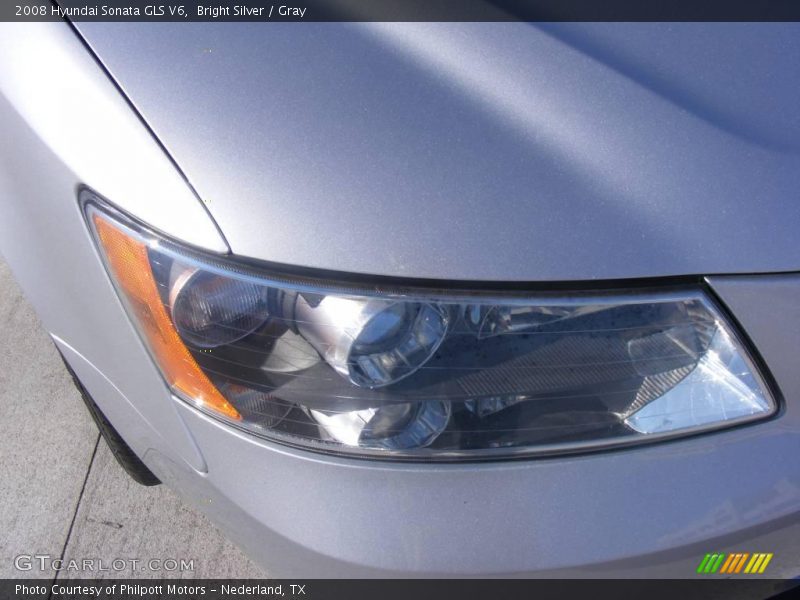 Bright Silver / Gray 2008 Hyundai Sonata GLS V6
