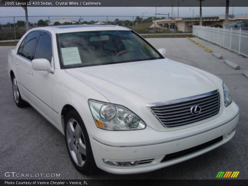 Crystal White / Cashmere 2005 Lexus LS 430 Sedan