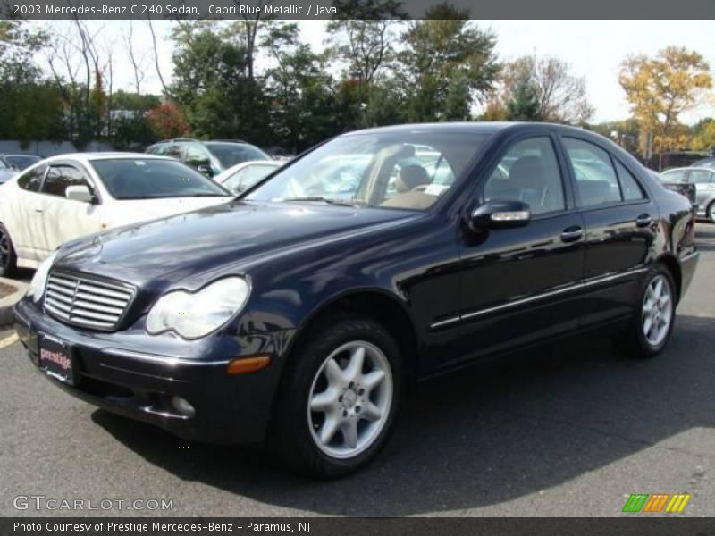 Capri Blue Metallic / Java 2003 Mercedes-Benz C 240 Sedan