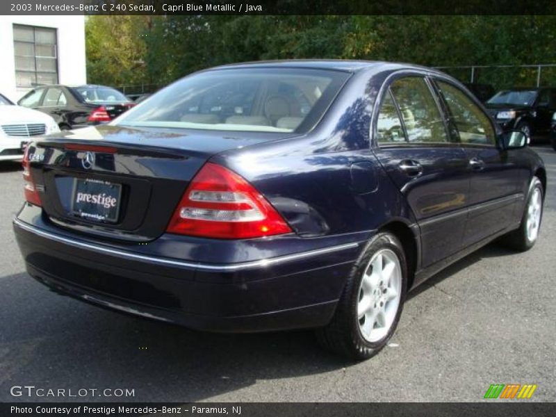 Capri Blue Metallic / Java 2003 Mercedes-Benz C 240 Sedan