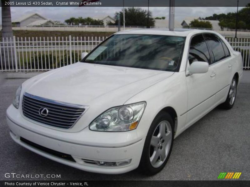 Crystal White / Cashmere 2005 Lexus LS 430 Sedan