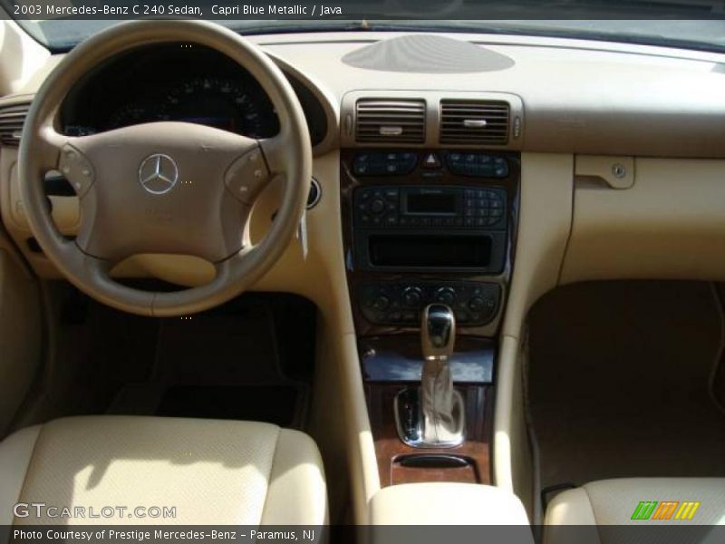 Capri Blue Metallic / Java 2003 Mercedes-Benz C 240 Sedan