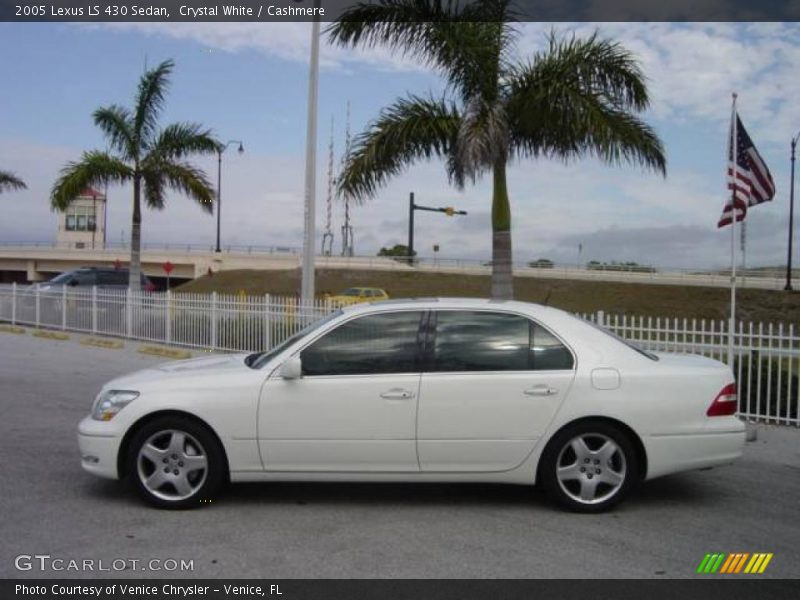 Crystal White / Cashmere 2005 Lexus LS 430 Sedan