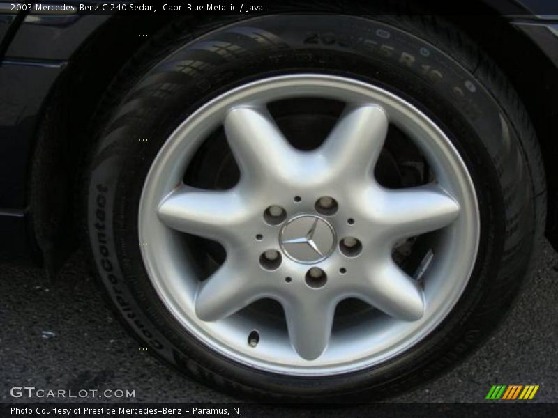 Capri Blue Metallic / Java 2003 Mercedes-Benz C 240 Sedan
