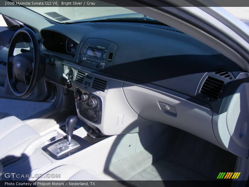 Bright Silver / Gray 2008 Hyundai Sonata GLS V6