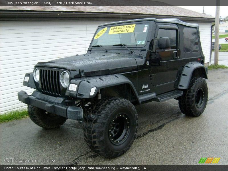 Black / Dark Slate Gray 2005 Jeep Wrangler SE 4x4
