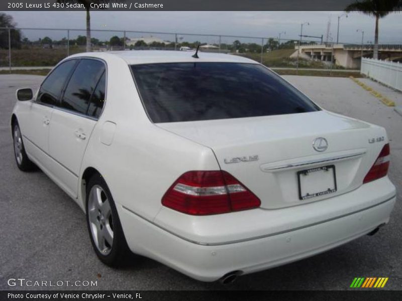 Crystal White / Cashmere 2005 Lexus LS 430 Sedan