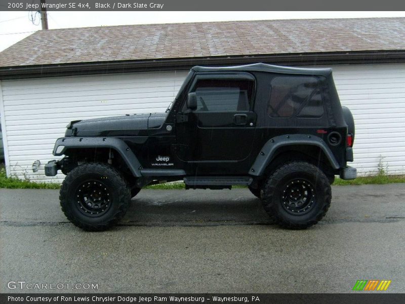 Black / Dark Slate Gray 2005 Jeep Wrangler SE 4x4