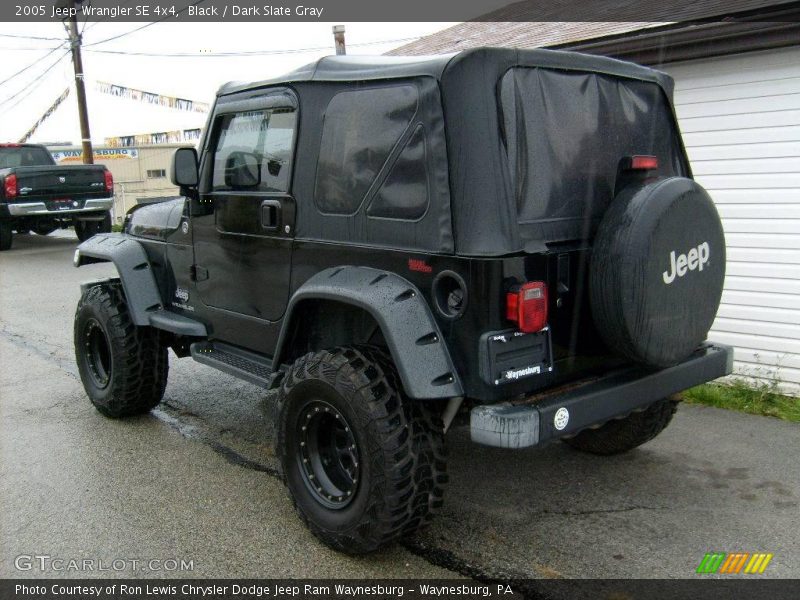 Black / Dark Slate Gray 2005 Jeep Wrangler SE 4x4