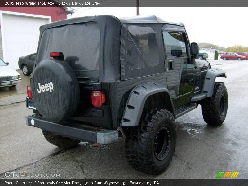 Black / Dark Slate Gray 2005 Jeep Wrangler SE 4x4