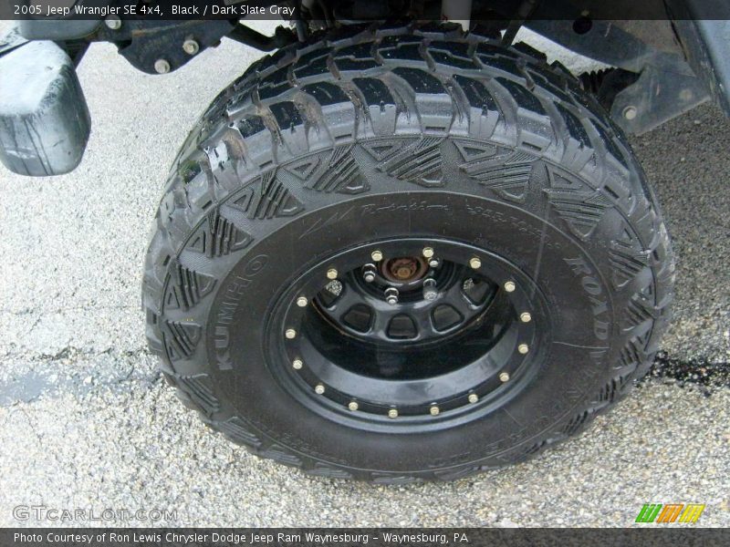 Black / Dark Slate Gray 2005 Jeep Wrangler SE 4x4