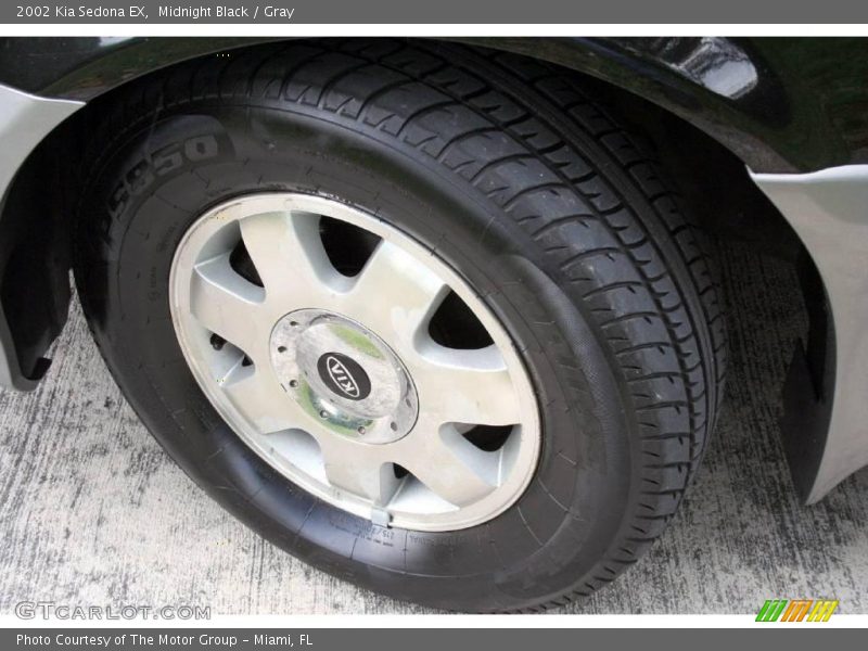Midnight Black / Gray 2002 Kia Sedona EX