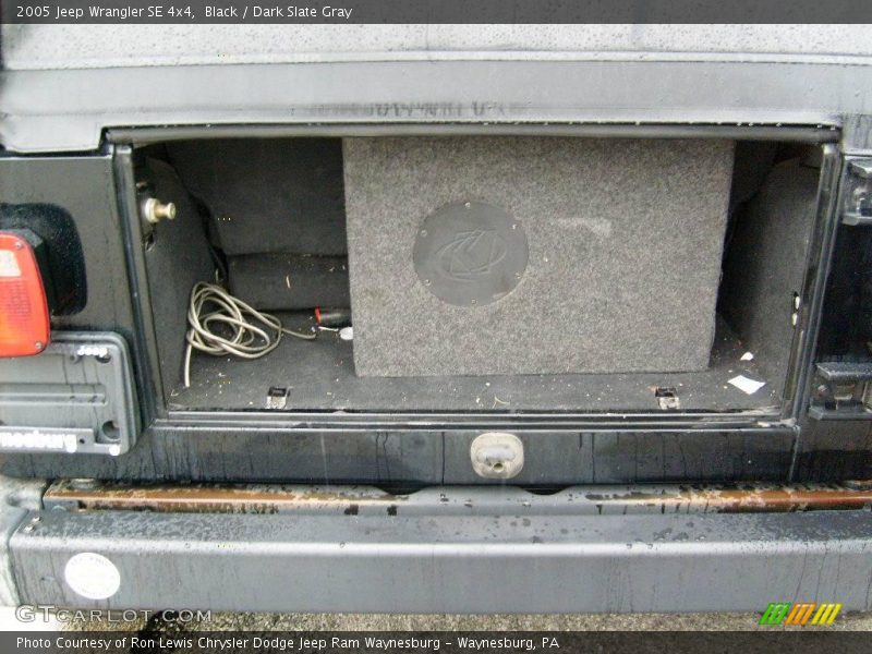 Black / Dark Slate Gray 2005 Jeep Wrangler SE 4x4