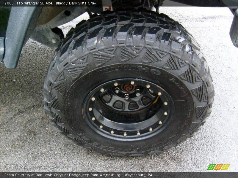 Black / Dark Slate Gray 2005 Jeep Wrangler SE 4x4