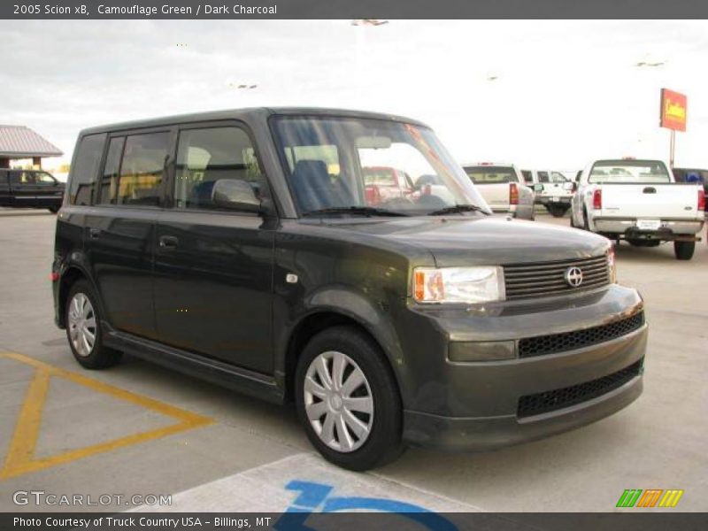 Camouflage Green / Dark Charcoal 2005 Scion xB