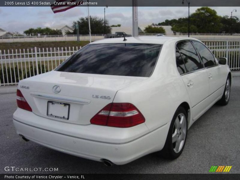 Crystal White / Cashmere 2005 Lexus LS 430 Sedan