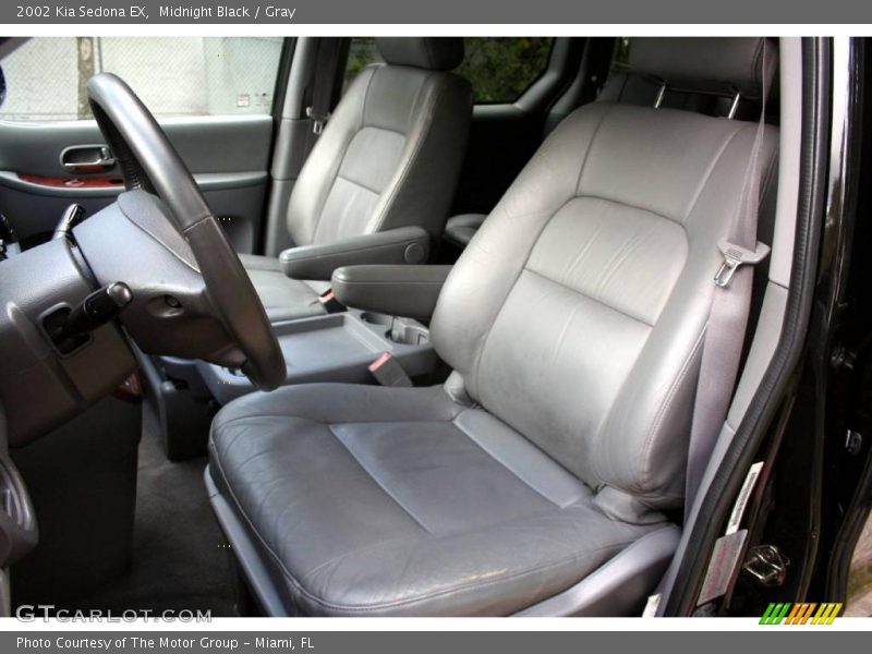 Midnight Black / Gray 2002 Kia Sedona EX