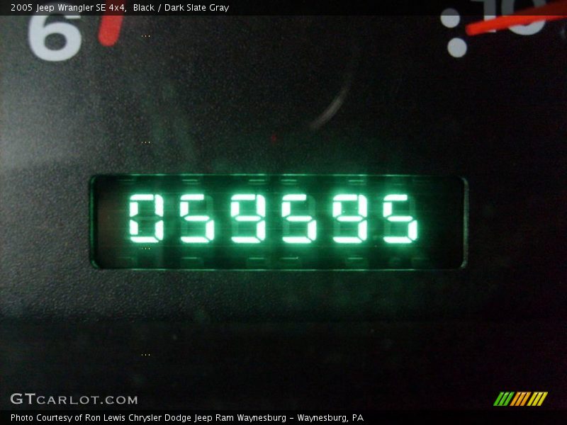 Black / Dark Slate Gray 2005 Jeep Wrangler SE 4x4
