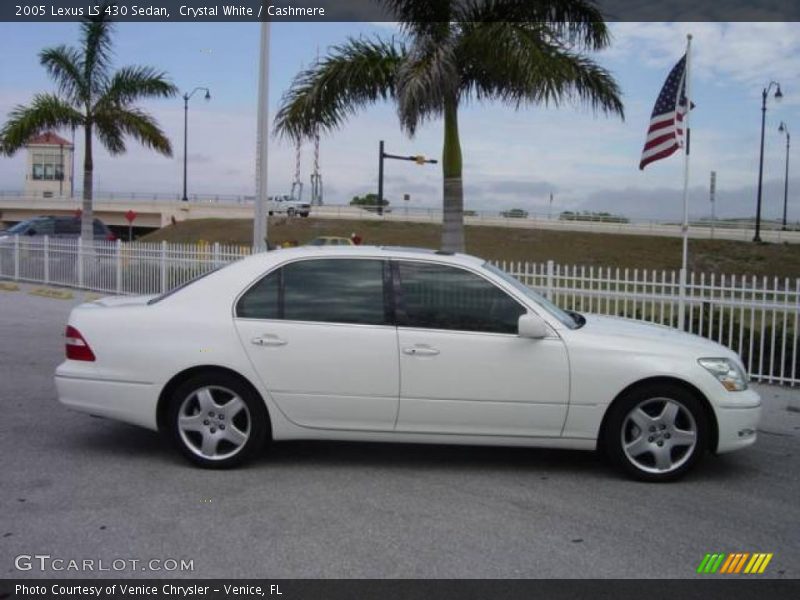 Crystal White / Cashmere 2005 Lexus LS 430 Sedan